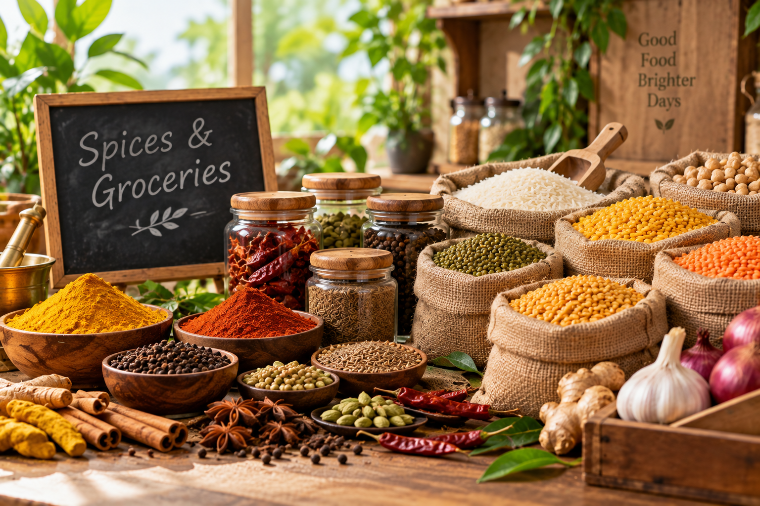 Spices & Groceries