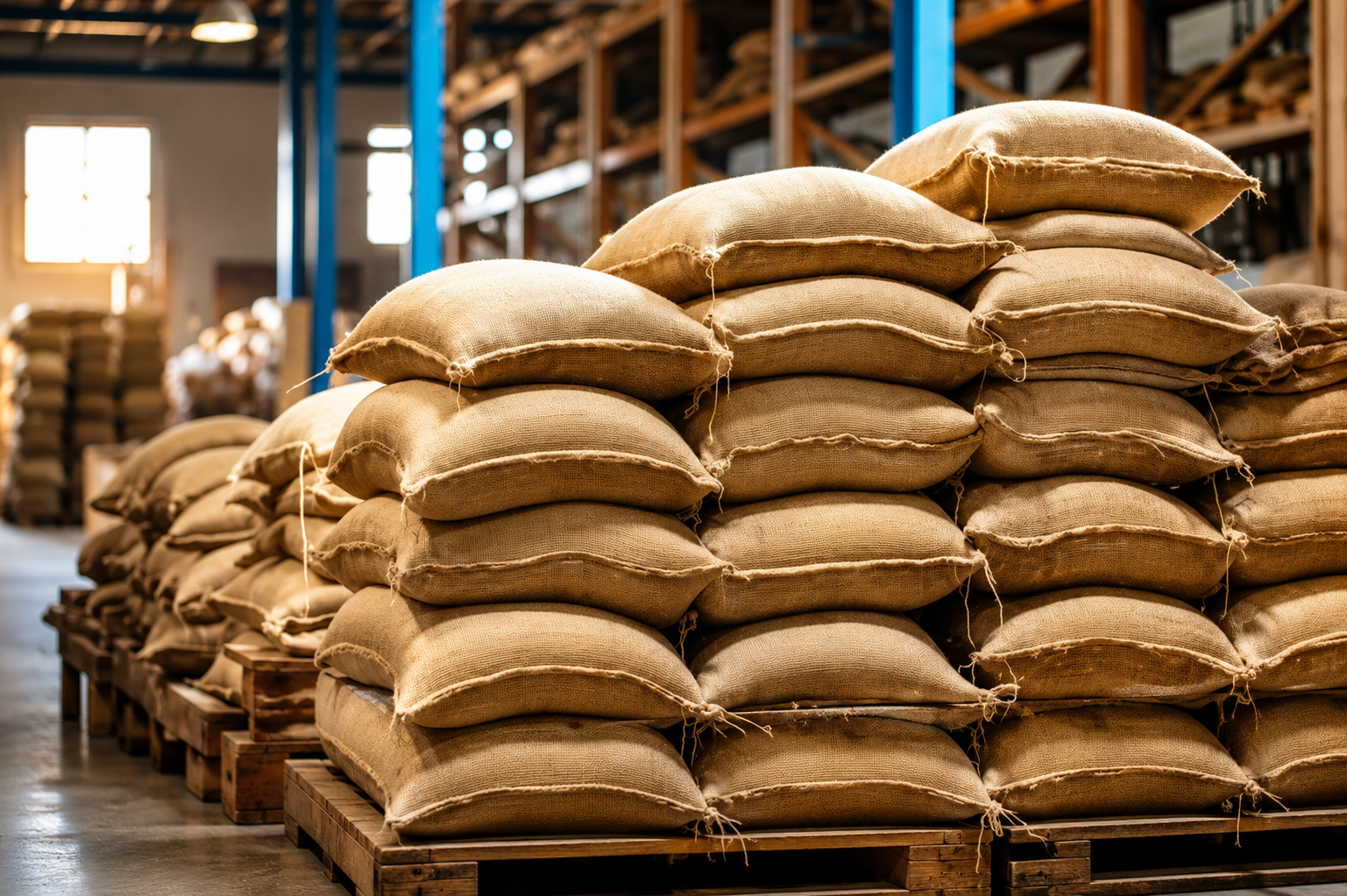 Export sack packing
