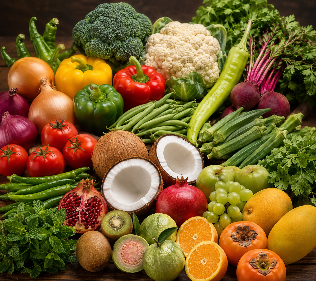 Fruits and Vegetables